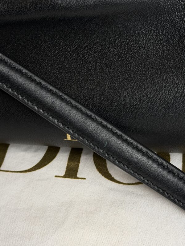 Christian Dior Lambskin Small Bow Bag Black