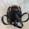 Gucci Calfskin Bamboo Backpack Black