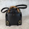 Gucci Calfskin Bamboo Backpack Black