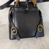 Gucci Calfskin Bamboo Backpack Black