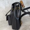 Gucci Calfskin Bamboo Backpack Black