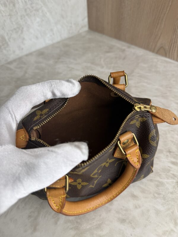 Louis Vuitton Speedy Mini HL Handbag Monogram Canvas and Strap