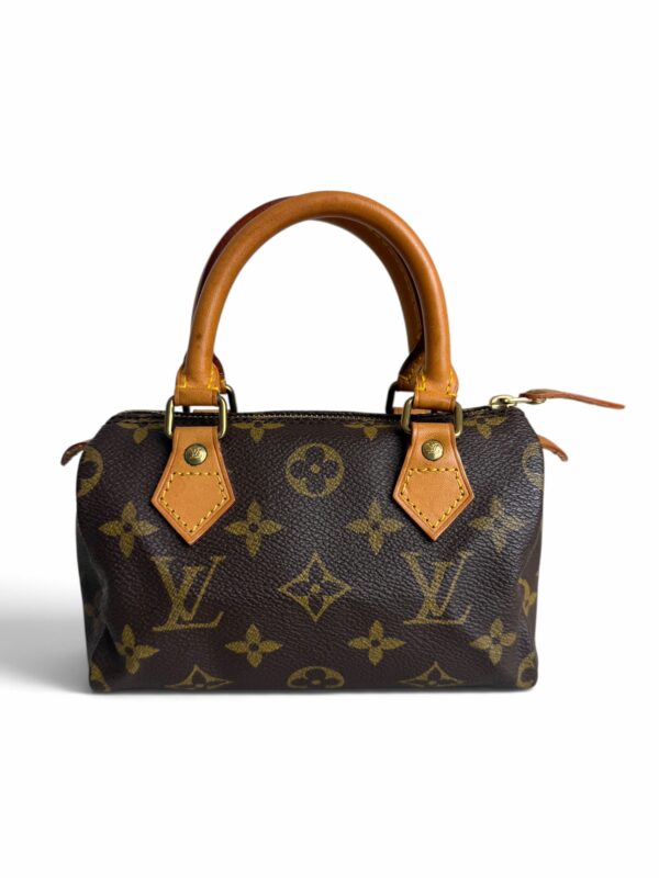 Louis Vuitton Speedy Mini HL Handbag Monogram Canvas and Strap