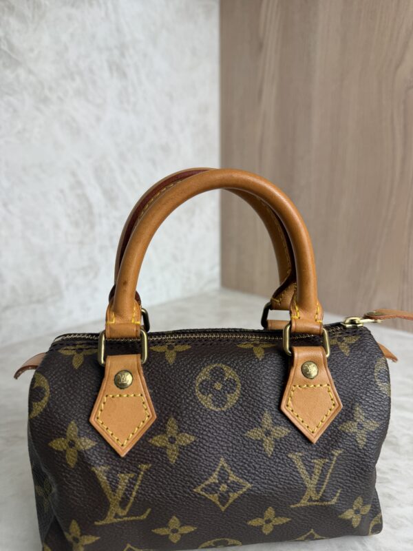 Louis Vuitton Speedy Mini HL Handbag Monogram Canvas and Strap