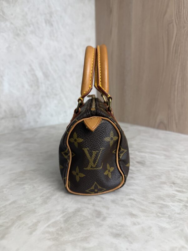Louis Vuitton Speedy Mini HL Handbag Monogram Canvas and Strap