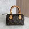 Louis Vuitton Speedy Mini HL Handbag Monogram Canvas and Strap