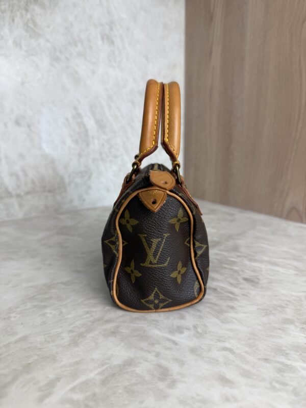 Louis Vuitton Speedy Mini HL Handbag Monogram Canvas and Strap