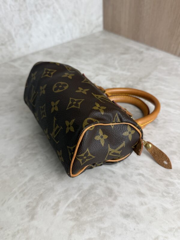 Louis Vuitton Speedy Mini HL Handbag Monogram Canvas and Strap