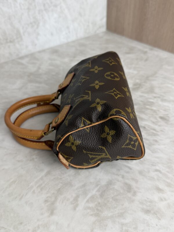 Louis Vuitton Speedy Mini HL Handbag Monogram Canvas and Strap