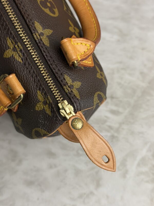 Louis Vuitton Speedy Mini HL Handbag Monogram Canvas and Strap