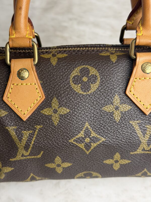 Louis Vuitton Speedy Mini HL Handbag Monogram Canvas and Strap