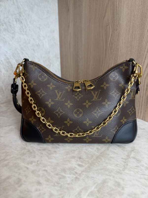 Louis Vuitton Monogram Boulogne NM Black