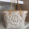 Louis Vuitton Damier Azur Neverfull MM Rose Ballerine
