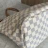 Louis Vuitton Damier Azur Neverfull MM Rose Ballerine