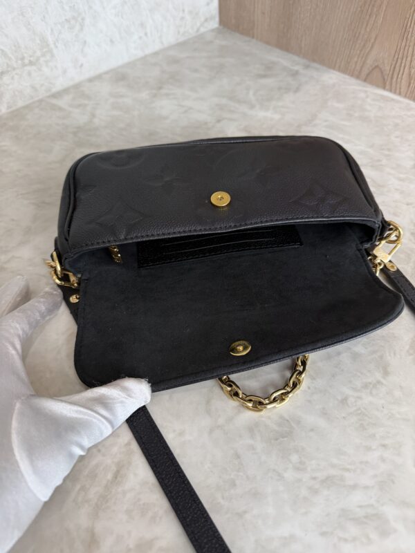 Louis Vuitton Wallet On Chain Ivy Empreinte Monogram Black