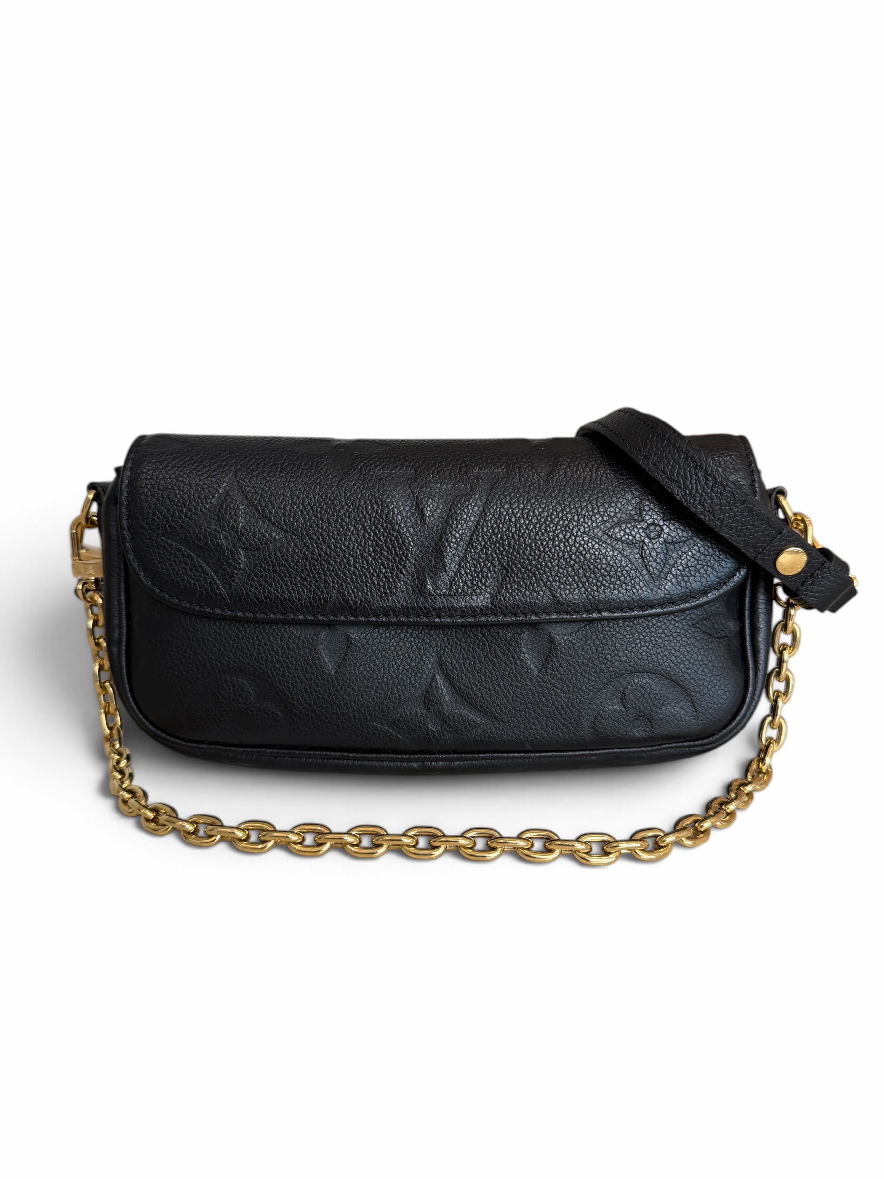 Louis Vuitton Wallet On Chain Ivy Empreinte Monogram Black