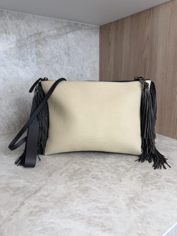 Brunello Cucinelli Monili Fringe Clutch