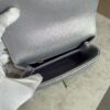 Chanel Iridescent Caviar Quilted Extra Mini Coco Handle Flap Purple