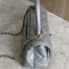 Chanel Iridescent Caviar Quilted Extra Mini Coco Handle Flap Purple