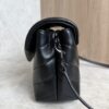 Saint Laurent (YSL) Calfskin Y Quilted Monogram Toy Loulou Satchel Black and Black hardware