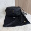 Saint Laurent (YSL) Quilted Monogram Victoire Camera Bag Black