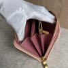 Louis Vuitton Denim Monogram Jacquard Zippy Wallet Pink