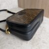 Fendi Black/Brown Coated Canvas And Leather Mini Camera Case Shoulder Bag