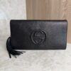 Gucci Soho Clutch Leather Black