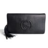 Gucci Soho Clutch Leather Black
