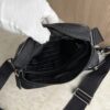 Prada Re-Nylon/Saffiano Leather Shoulder Bag Black