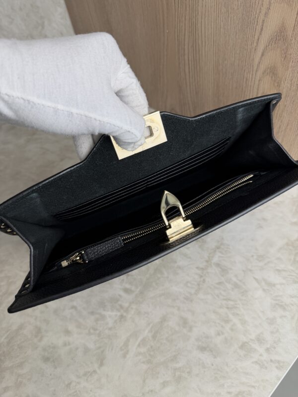 Valentino Gravani Rockstud Clutch Black