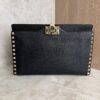 Valentino Gravani Rockstud Clutch Black