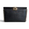 Valentino Gravani Rockstud Clutch Black