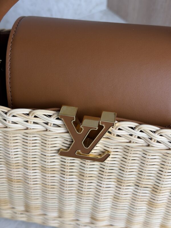 Louis Vuitton Capucines Bag Wicker with Leather BB