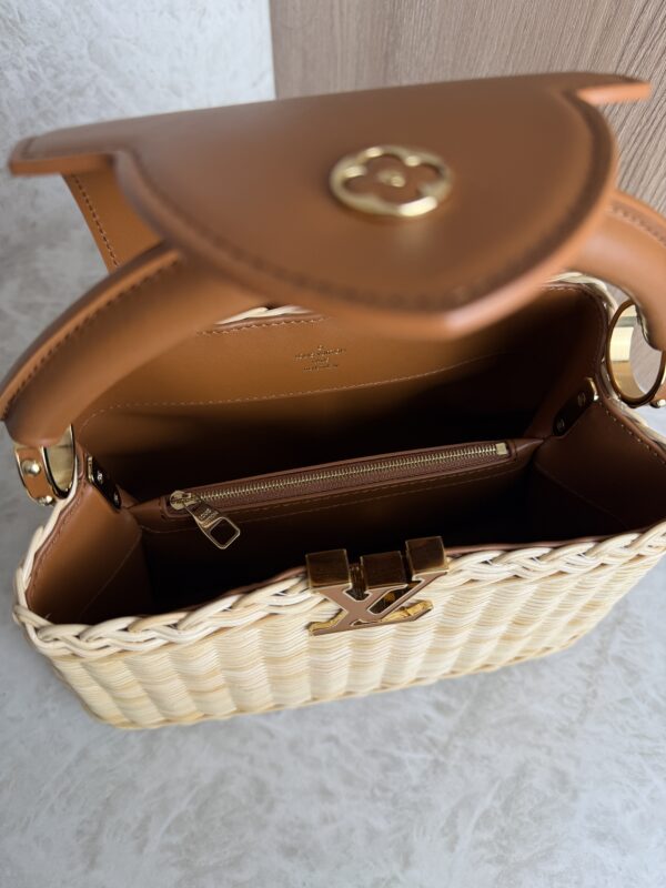 Louis Vuitton Capucines Bag Wicker with Leather BB