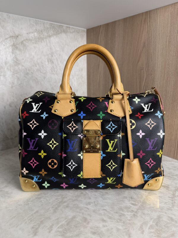 Louis Vuitton Monogram Multicolor Speedy 30 Noir