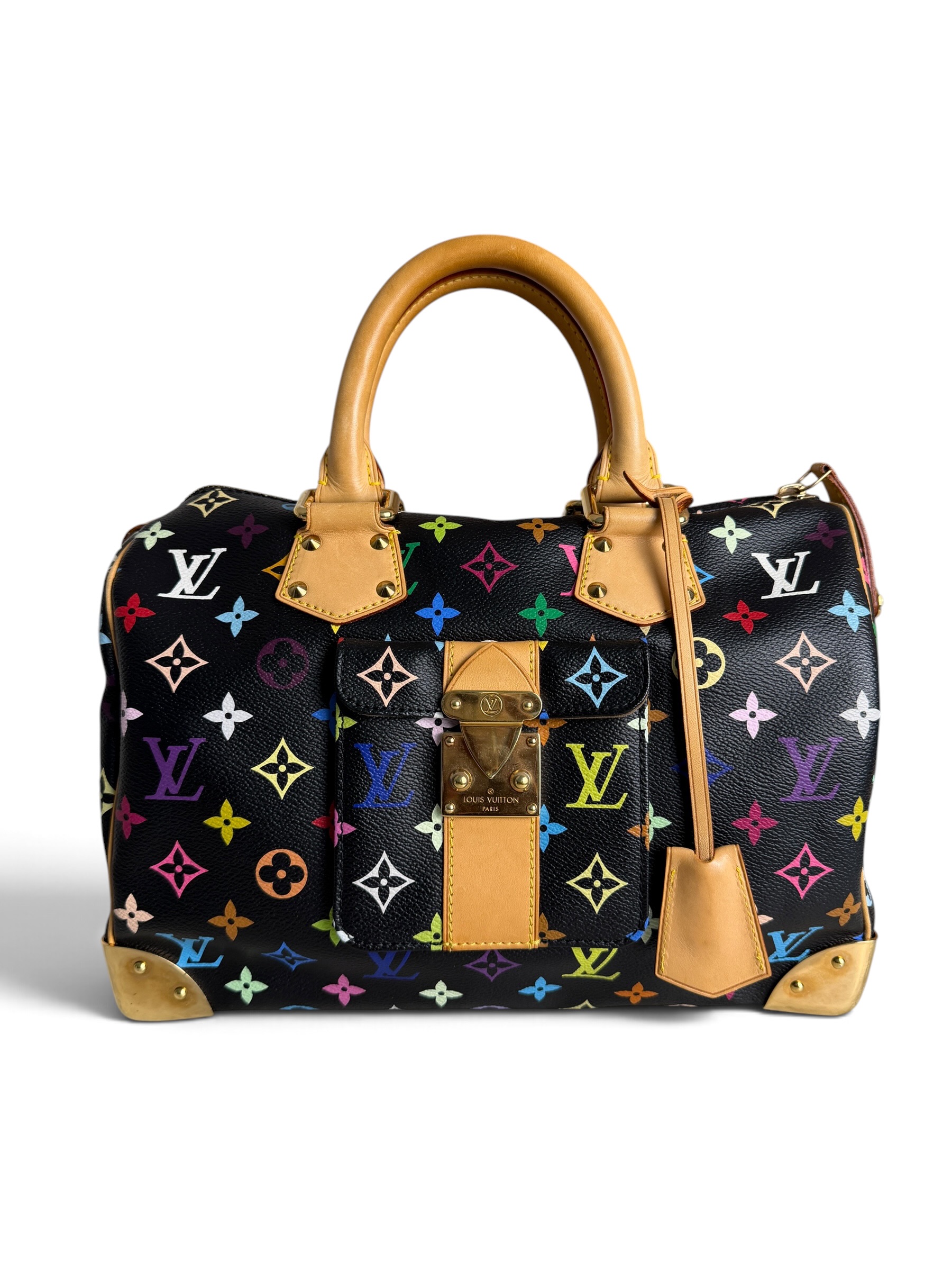 Louis Vuitton Monogram Multicolor Speedy 30 Noir