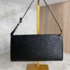 Louis Vuitton Epi Pochette Accessories 24 Black