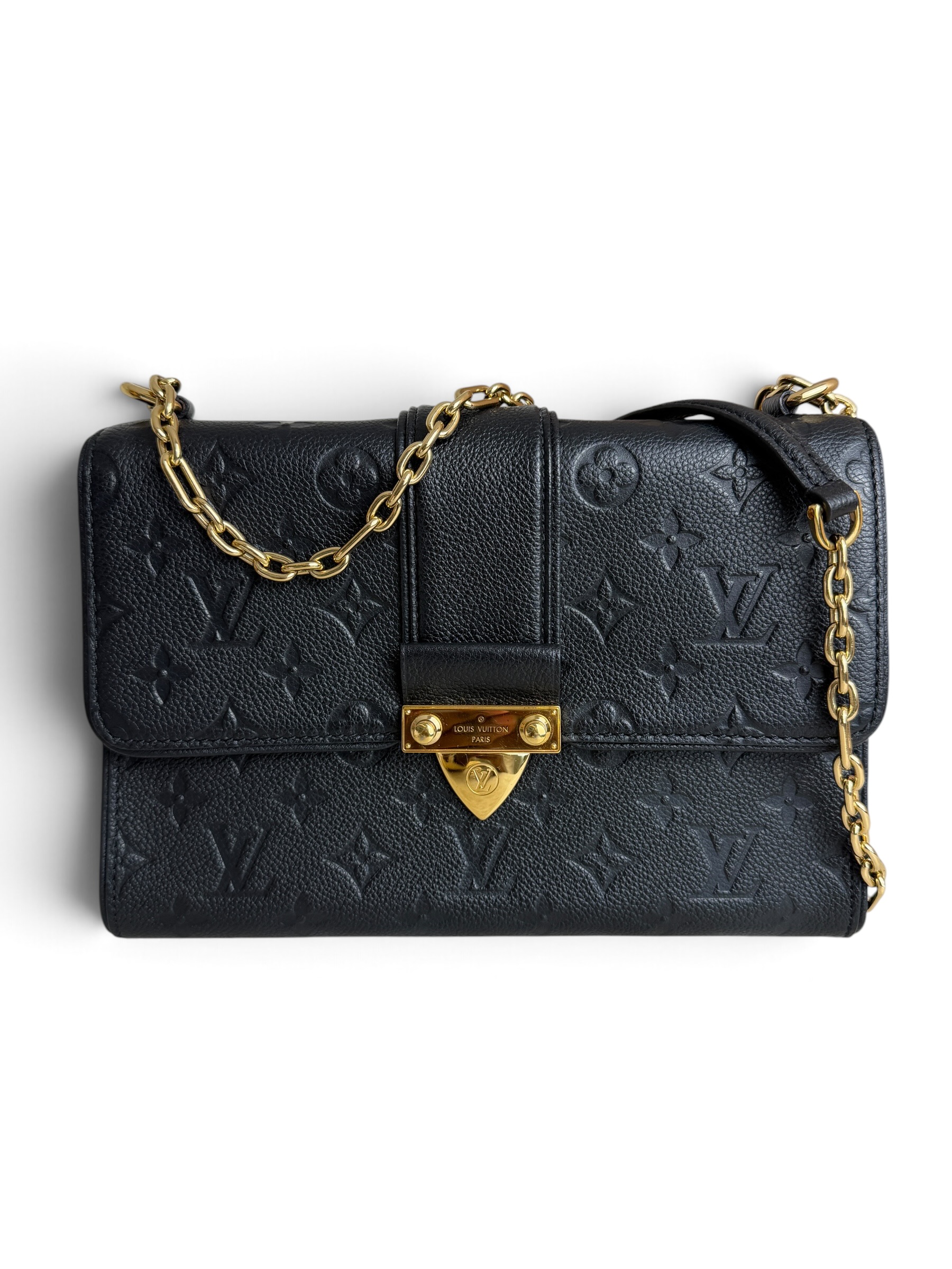 Louis Vuitton Saint Sulpice Handbag Monogram Empreinte Leather PM