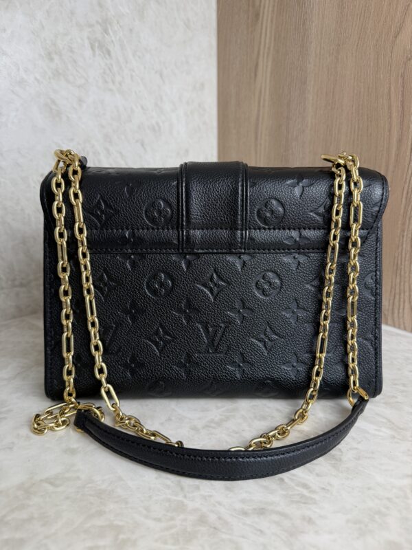 Louis Vuitton Saint Sulpice Handbag Monogram Empreinte Leather PM