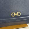 Salvatore Ferragamo Gancini Crossbody Bag Navy