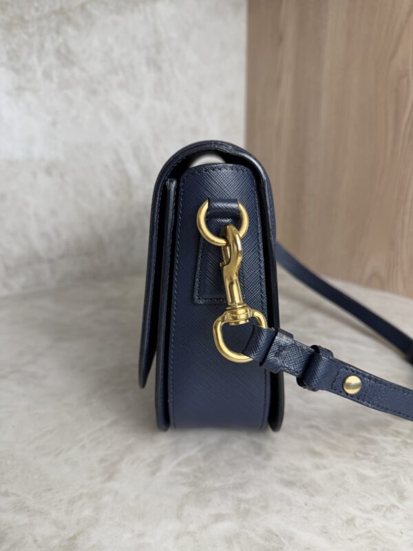 Salvatore Ferragamo Gancini Crossbody Bag Navy