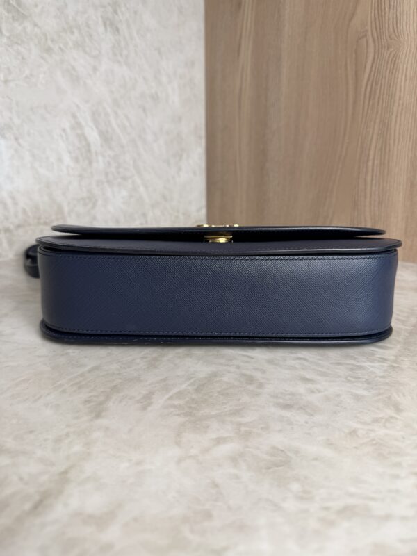 Salvatore Ferragamo Gancini Crossbody Bag Navy