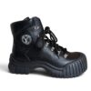 Louis Vuitton Calfskin Patent Monogram Ruby Flat Ranger Boots 39 Black