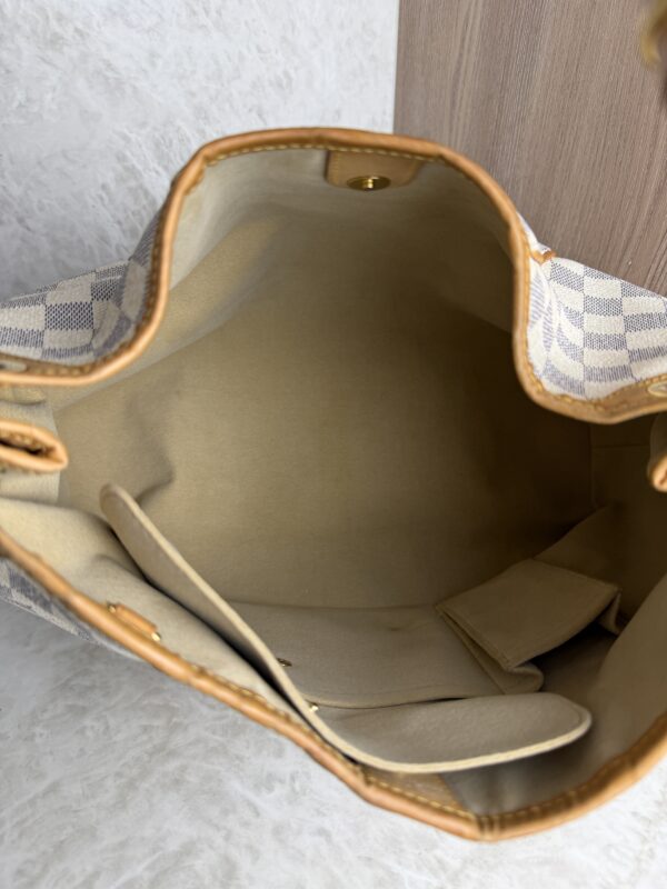 Louis Vuitton Galliera Handbag Damier Azur Canvas PM