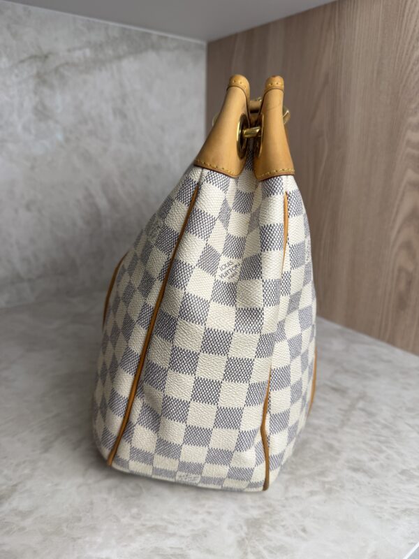 Louis Vuitton Galliera Handbag Damier Azur Canvas PM