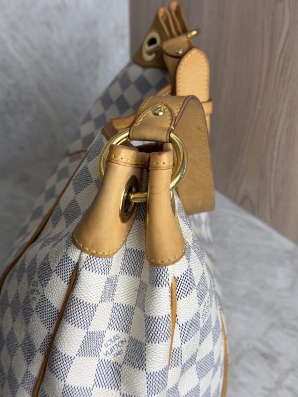 Louis Vuitton Galliera Handbag Damier Azur Canvas PM