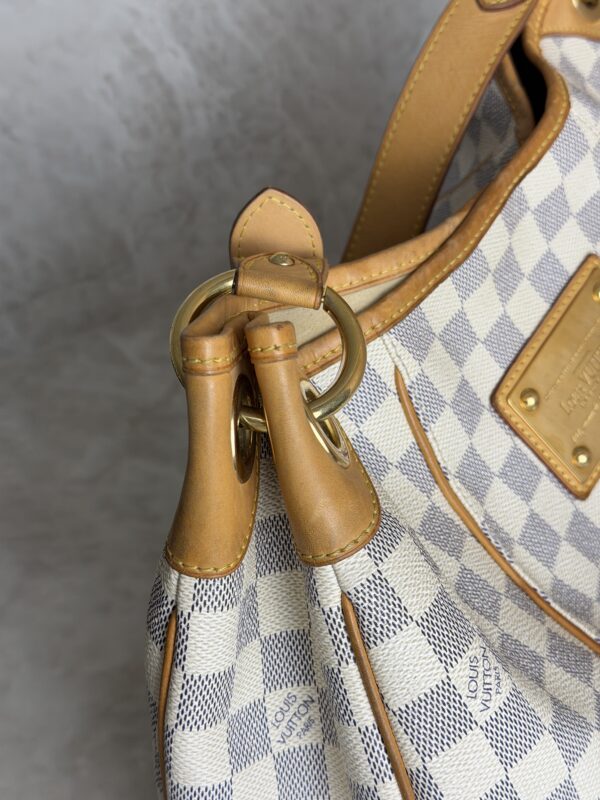 Louis Vuitton Galliera Handbag Damier Azur Canvas PM