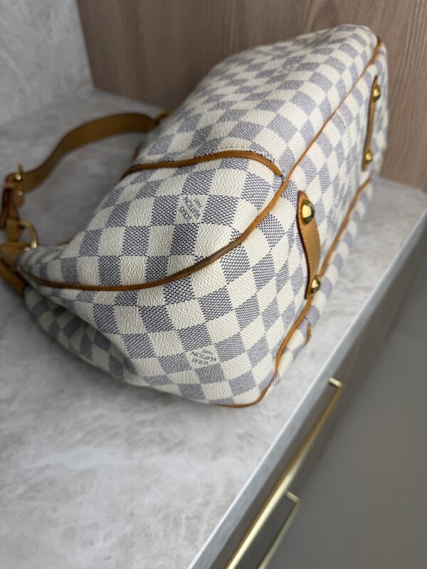 Louis Vuitton Galliera Handbag Damier Azur Canvas PM