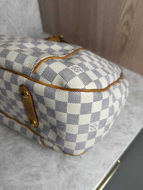 Louis Vuitton Galliera Handbag Damier Azur Canvas PM